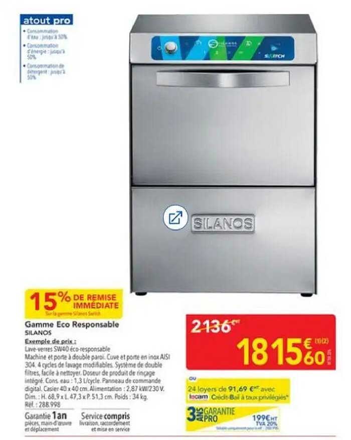 Gamme Eco Responsable SILANOS