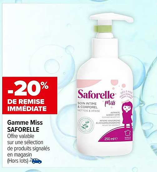 Gamme Miss SAFORELLE