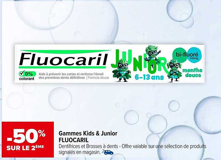 Gammes Kids & Junior FLUOCARIL