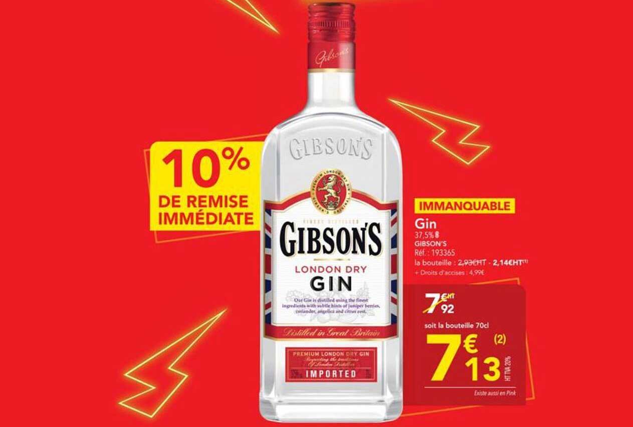 GIBSON'S LONDON DRY GIN