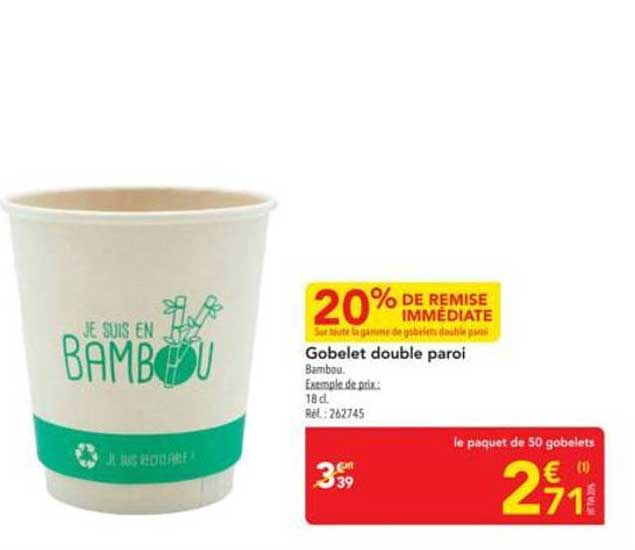Goblet double paroi