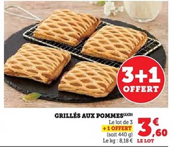 GRILLÉS AUX POMMES