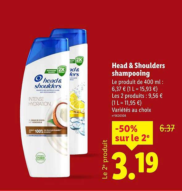 Head & Shoulders shampooing