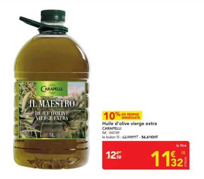 Huile d'olive vierge extra CARAPELLI