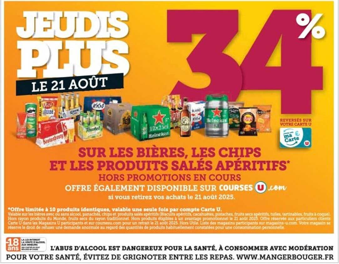 JEUDIS PLUS LE 21 AOÛT