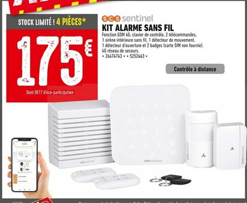 KIT ALARME SANS FIL