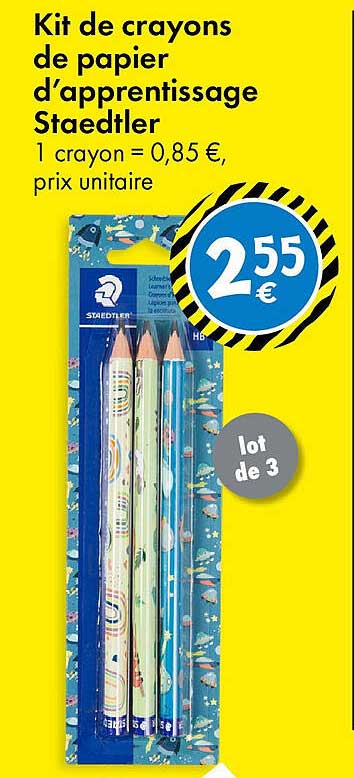 Kit de crayons de papier d'apprentissage Staedtler