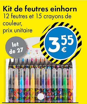 Kit de feutres einhorn