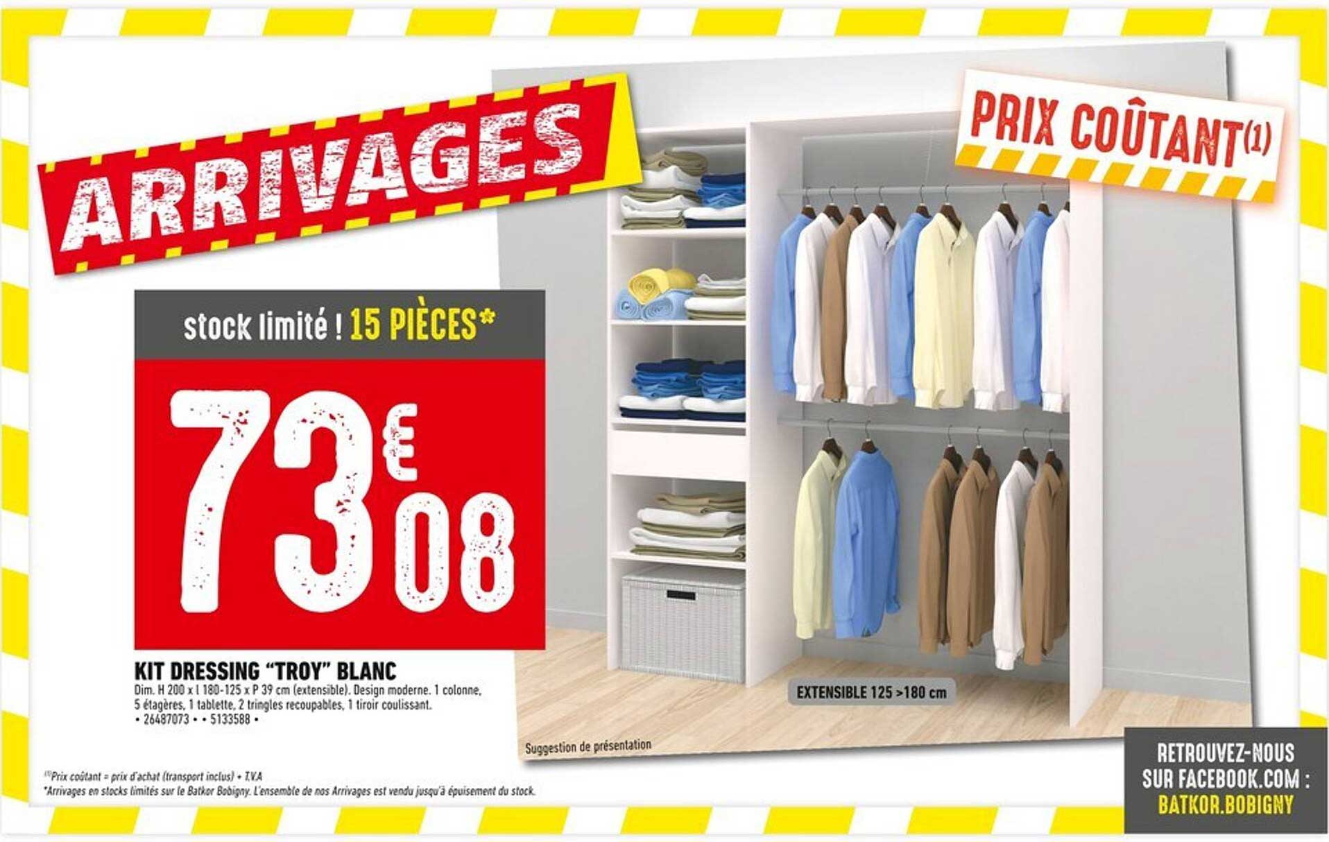 KIT DRESSING “TROY” BLANC
