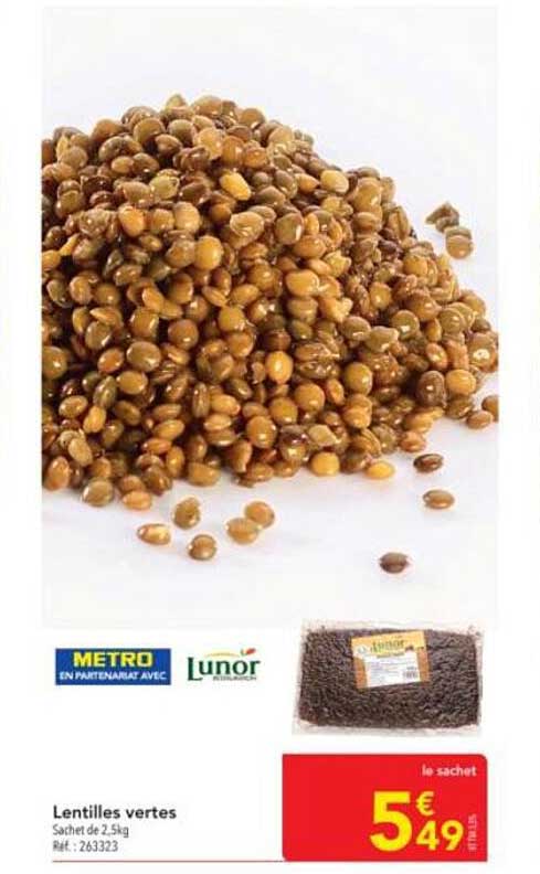 Lentilles vertes