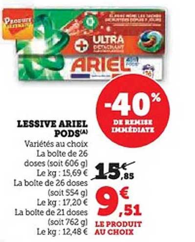 LESSIVE ARIEL PODS