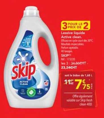 Lessive liquide Active clean