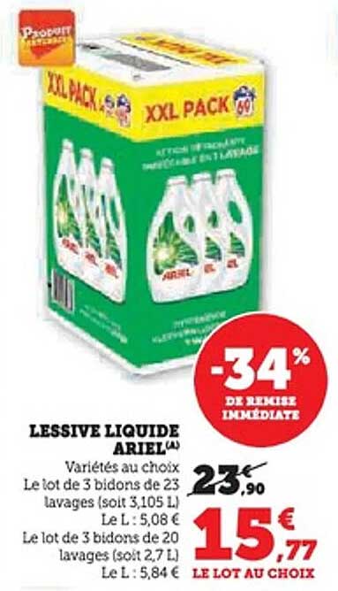LESSIVE LIQUIDE ARIEL
