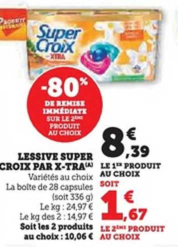 LESSIVE SUPER CROIX PAR X-TRA