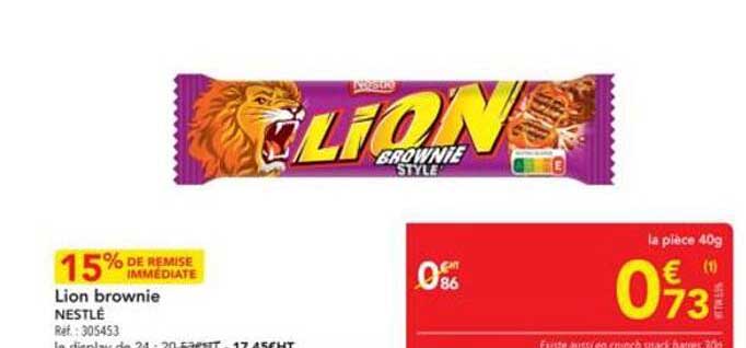 Lion brownie NESTLÉ