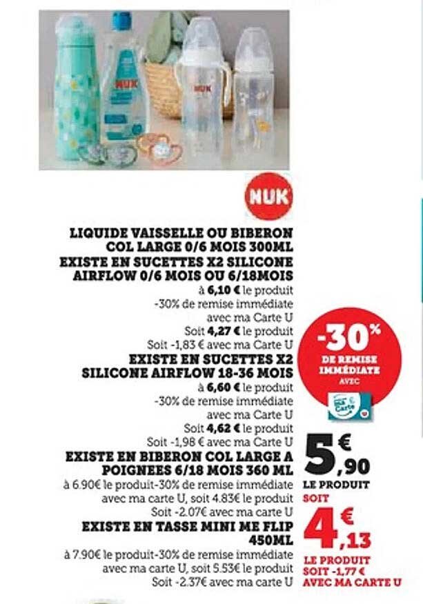 LIQUIDE VAISSELLE OU BIBERON COL LARGE 0/6 MOIS 300ML