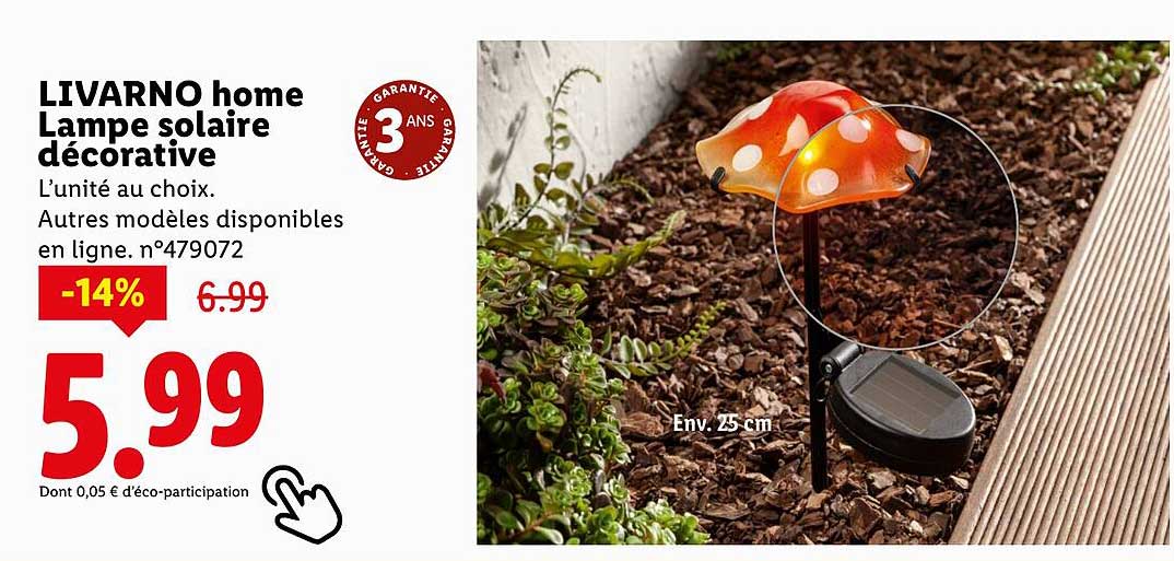 LIVARNO home Lampe solaire décorative