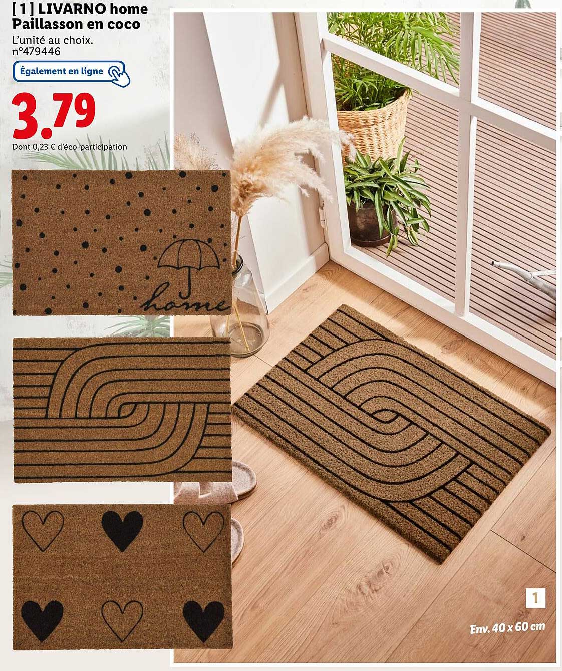 LIVARNO home Paillasson en coco