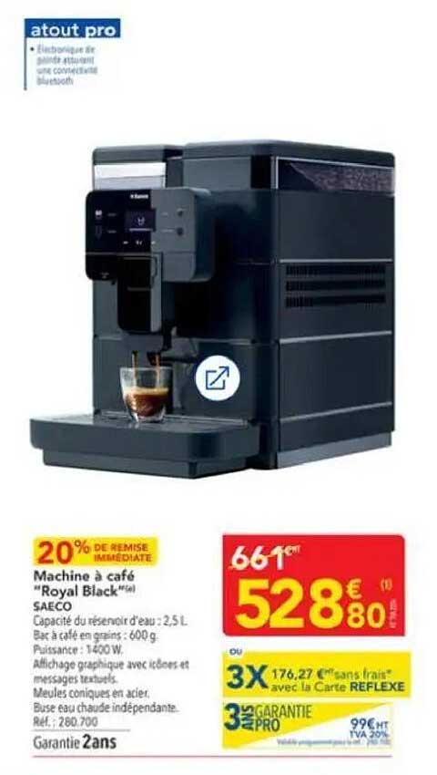 Machine à café "Royal Black"