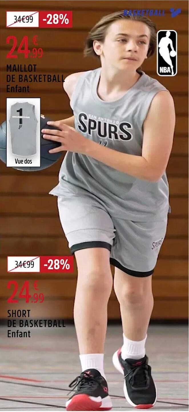 MAILLOT DE BASKETBALL Enfant