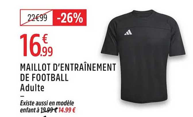 MAILLOT D’ENTRAÎNEMENT DE FOOTBALL