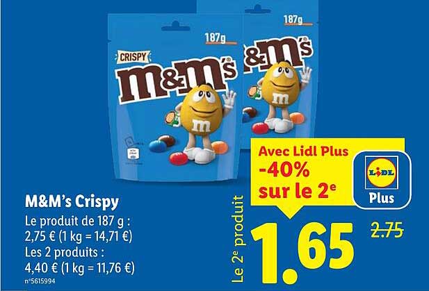M&M’s Crispy