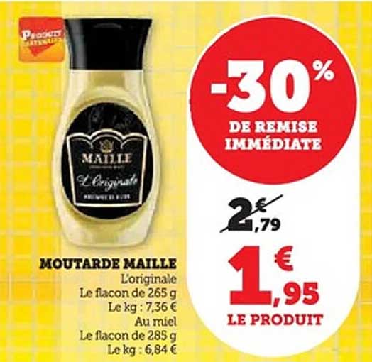 MOUTARDE MAILLE L'originale -30%