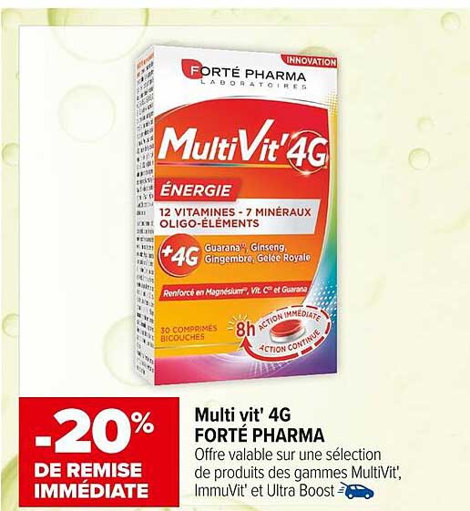 Multi vit' 4G FORTÉ PHARMA