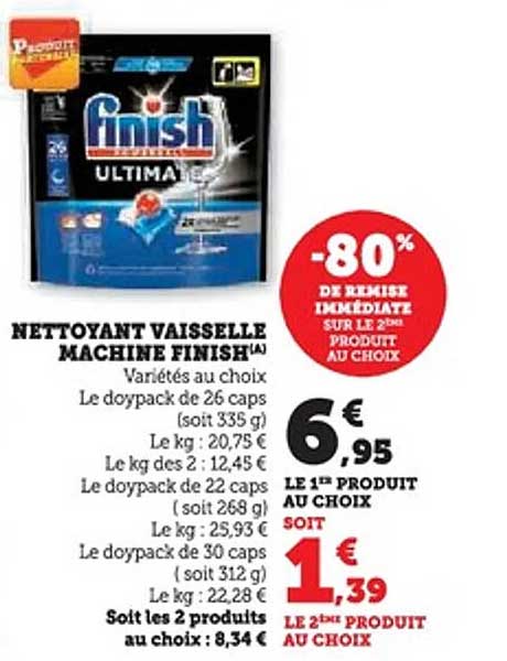 NETTOYANT VAISSELLE MACHINE FINISH