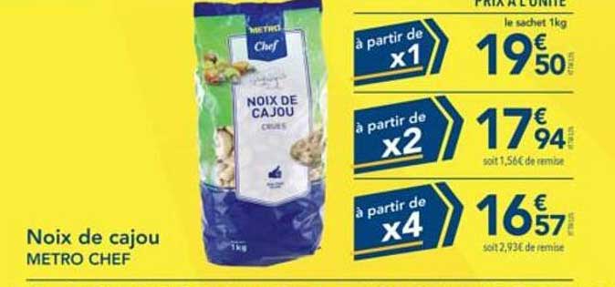 Noix de cajou METRO CHEF