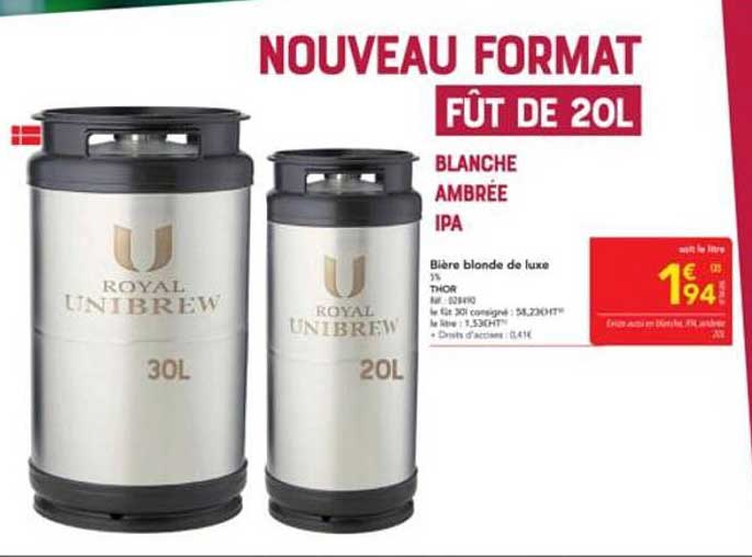 NOUVEAU FORMAT FÛT DE 20L