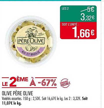 OLIVE PÈRE OLIVE AIL ET BASILIC