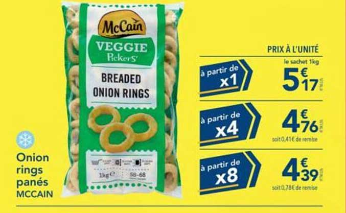 Onion rings panés MCCAIN