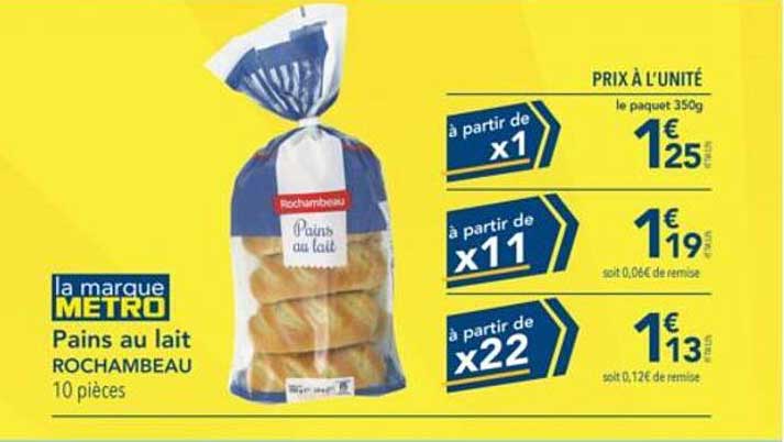 Pains au lait ROCHAMBEAU