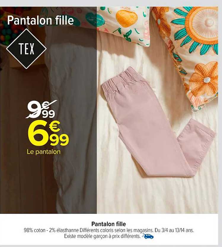 Pantalon fille