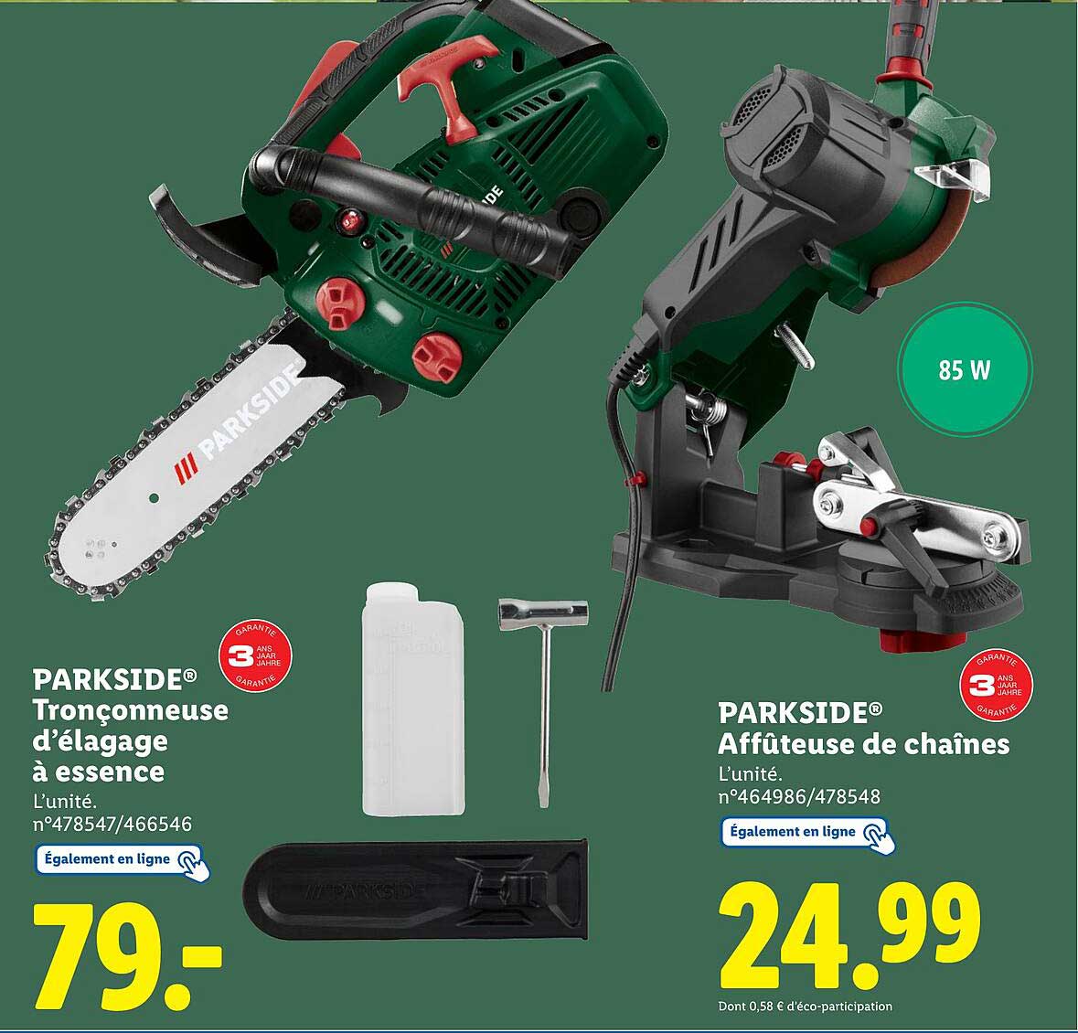 PARKSIDE® Tronçonneuse d’élagage à essence