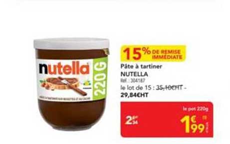 Pâte à tartiner NUTELLA