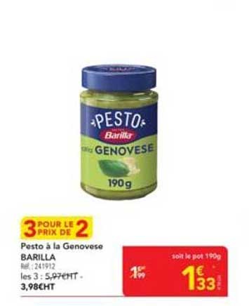 Pesto à la Genovese Barilla
