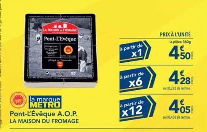 Pont-L'Évêque A.O.P. LA MAISON DU FROMAGE