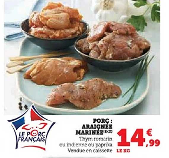 PORC : ARAIGNÉE MARINÉE