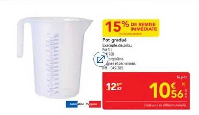 Pot gradué
