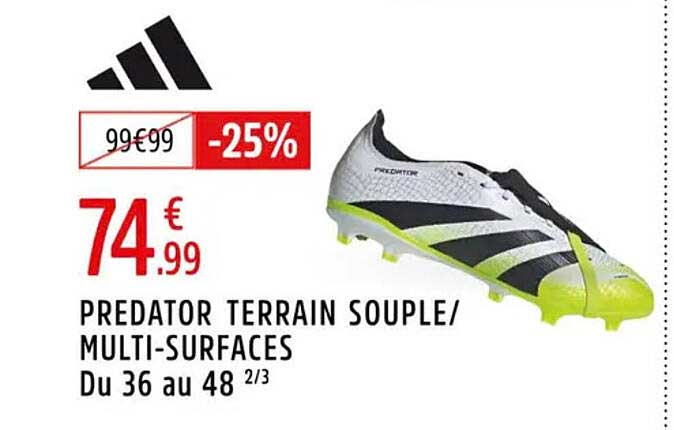 PREDATOR TERRAIN SOUPLE/ MULTI-SURFACES