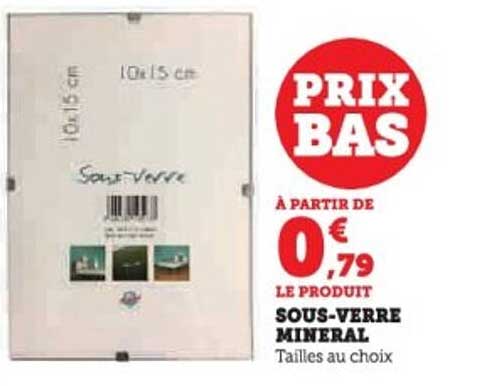 Prix bas à partir de 0,79€ le produit