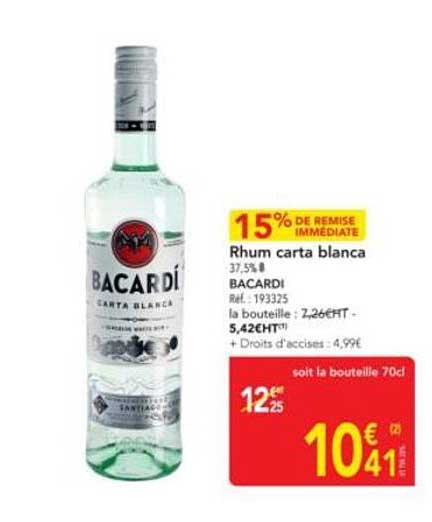 Rhum carta blanca