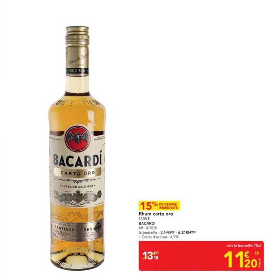 Rhum carta oro