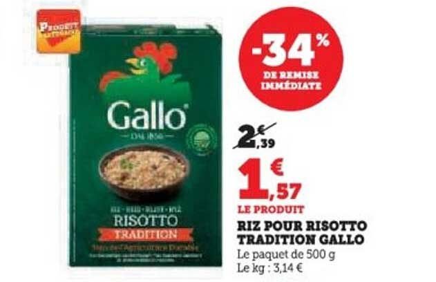 RIZ POUR RISOTTO TRADITION GALLO