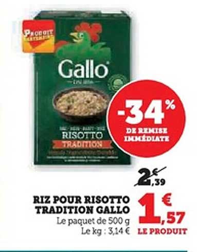 RIZ POUR RISOTTO TRADITION GALLO