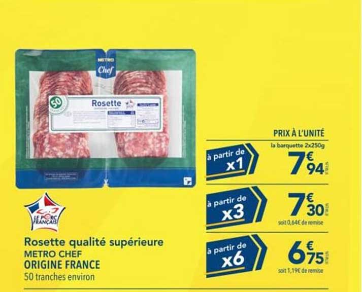 Rosette qualité supérieure