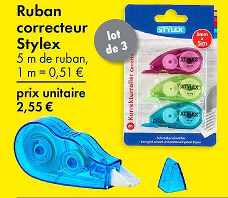 Ruban correcteur Stylex