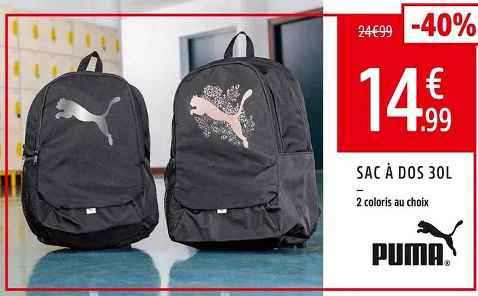 SAC À DOS 30L - 2 coloris au choix